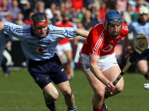 Pat Horgan (right) was named as the hurling Player of the Month for March
