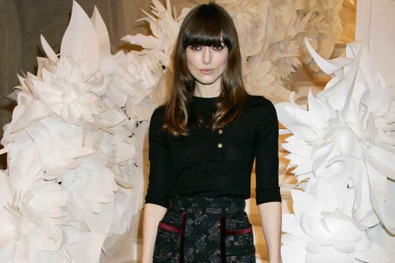 Create the illusion of curves with a tight pencil skirt