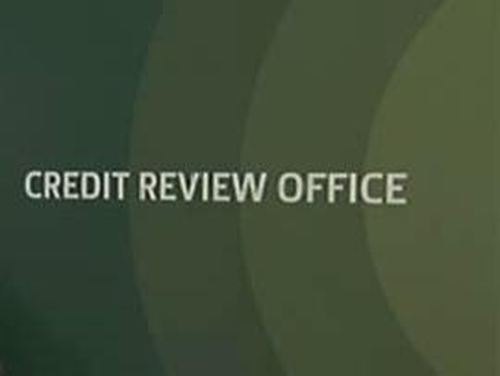 Credit Review Office - To review loan refusals