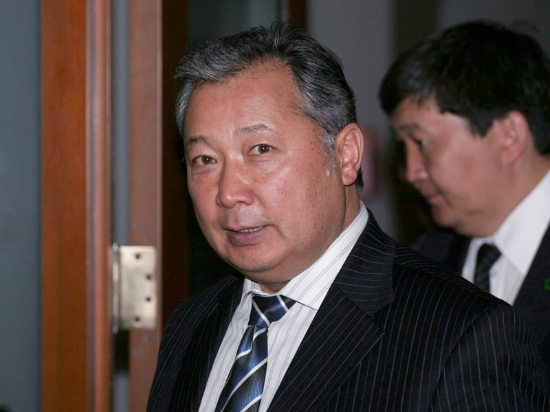 Kurmanbek Bakiyev - Accused of order slaughter of protestors