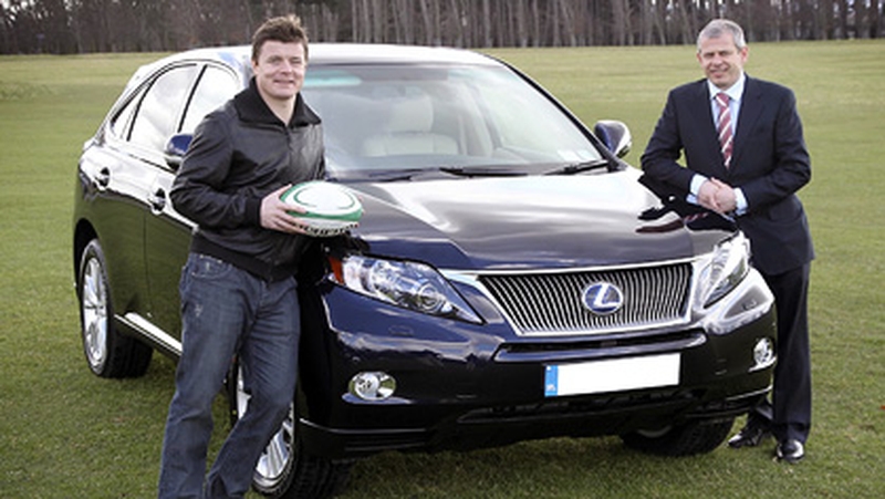 O'Driscoll is a long standing brand ambassador for Lexus Ireland