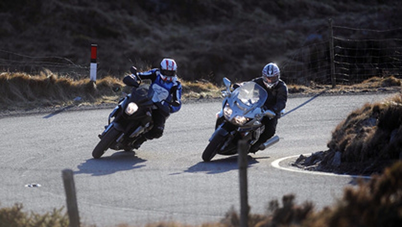 Putting the new tyre through its paces