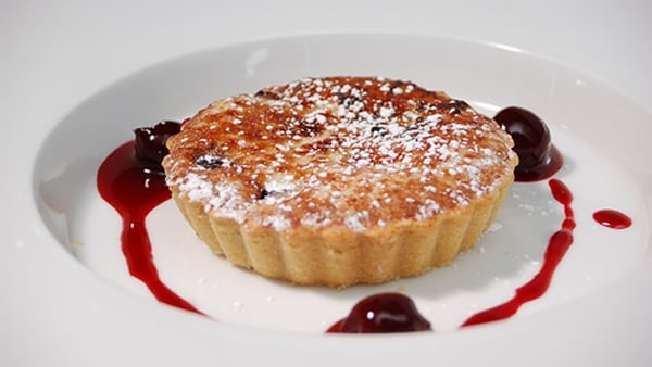 Hazelnut and Cherry Tart with Whipped Cream: Dáithí O'Sé