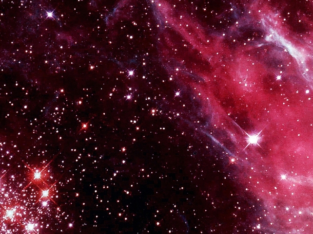 The Tarantula Nebula, about 180,000 light years from Earth