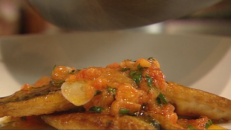 A delicious fish main, Pan Fried Mackerel, from Martin Shanahan.