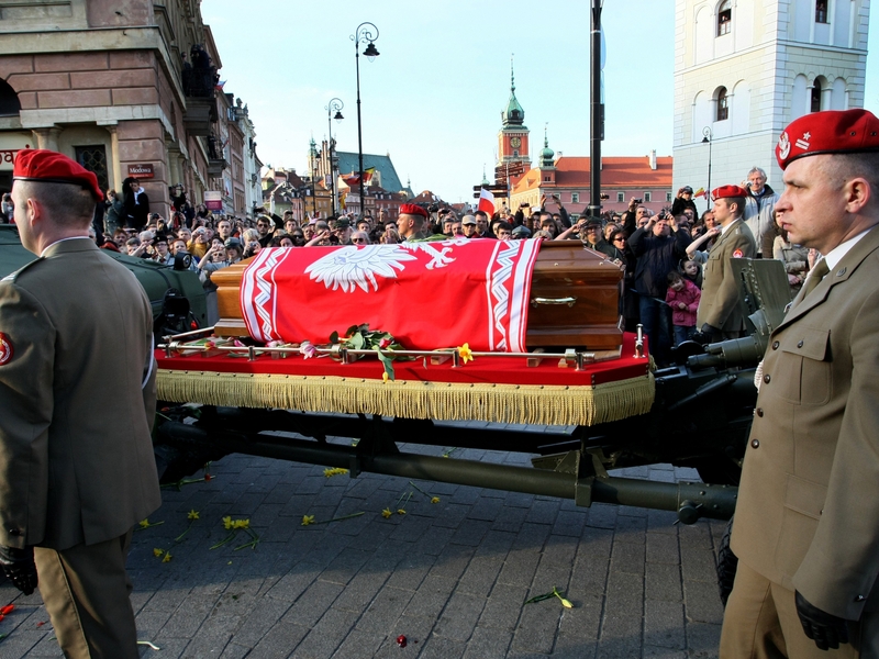 Poland - Lech and Maria Kaczynski were buried at Wawel Castle