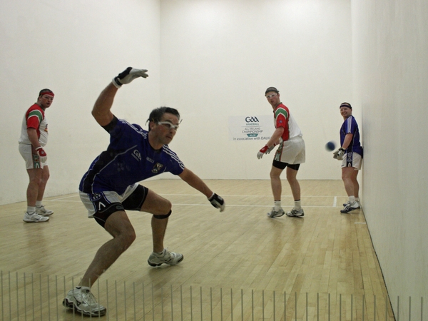 Action from last year's Senior Doubles decider