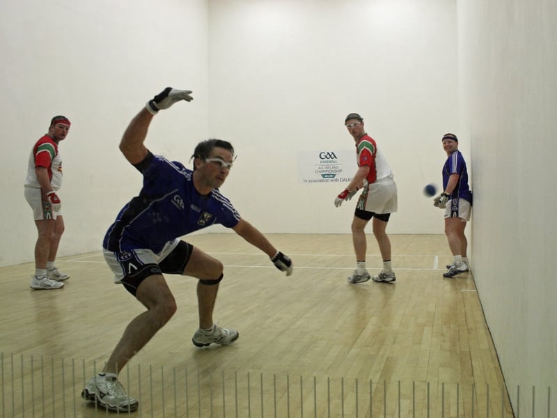 Action from last year's Senior Doubles decider