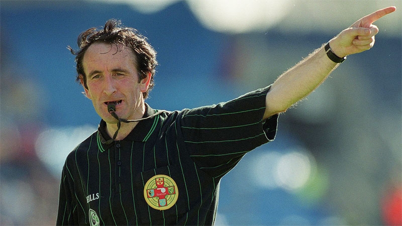 Barrett during his says on the whistle