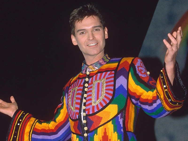 Schofield - Sporting the coat he wore while starring in Joseph