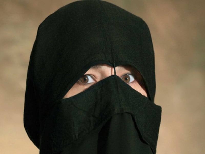 Niqab - Described as 'a walking prison'