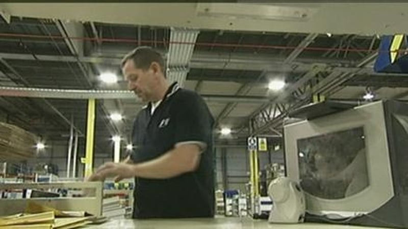 Amazon, building warehouses