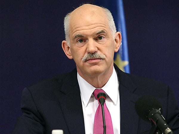 George Papandreou - 'Everything must change'