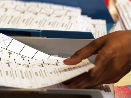 Ballot papers - Election 6 May