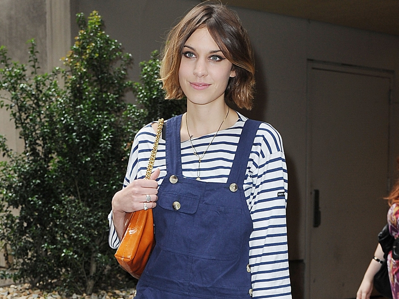 Alexa Chung is as big fan of stripey tops