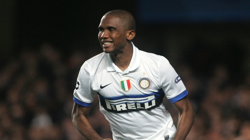 Samuel Eto'o scored a brace as Inter beat Palermo