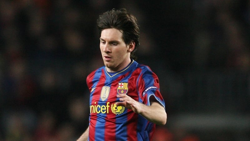 Lionel Messi was carried from the field on a stretcher after a clash with Atletico Madrid defender Tomas Ujfalusi