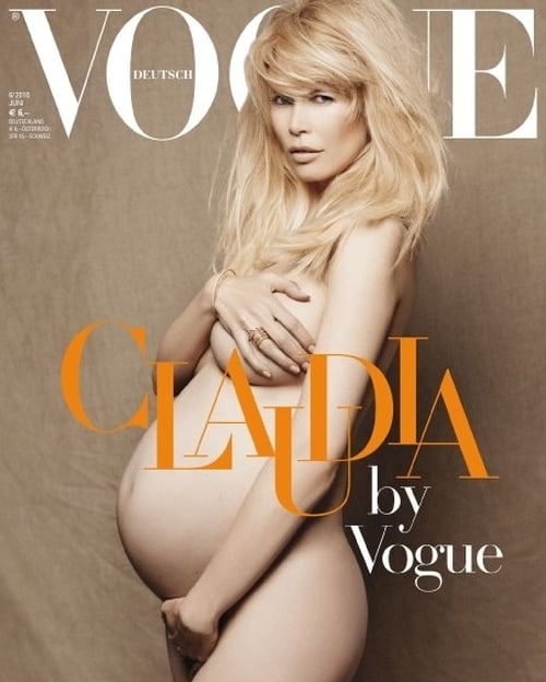 Claudia on the June cover of German Vogue
