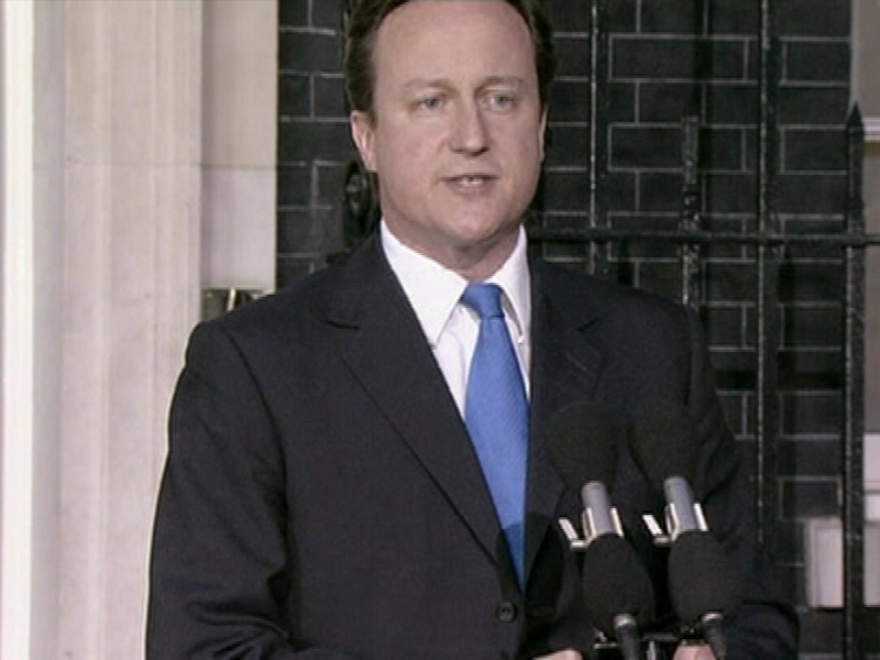 David Cameron - Asked to form next government