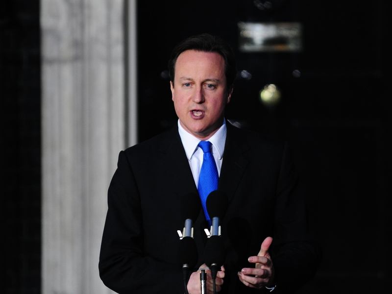 David Cameron - 156bn UK budget deficit.