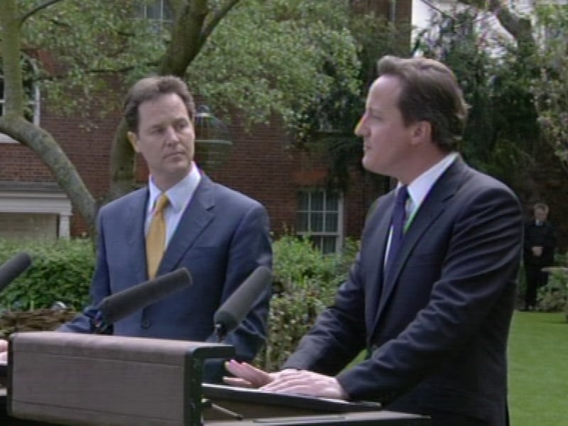 Clegg &amp; Cameron - Overhaul of banking industry planned