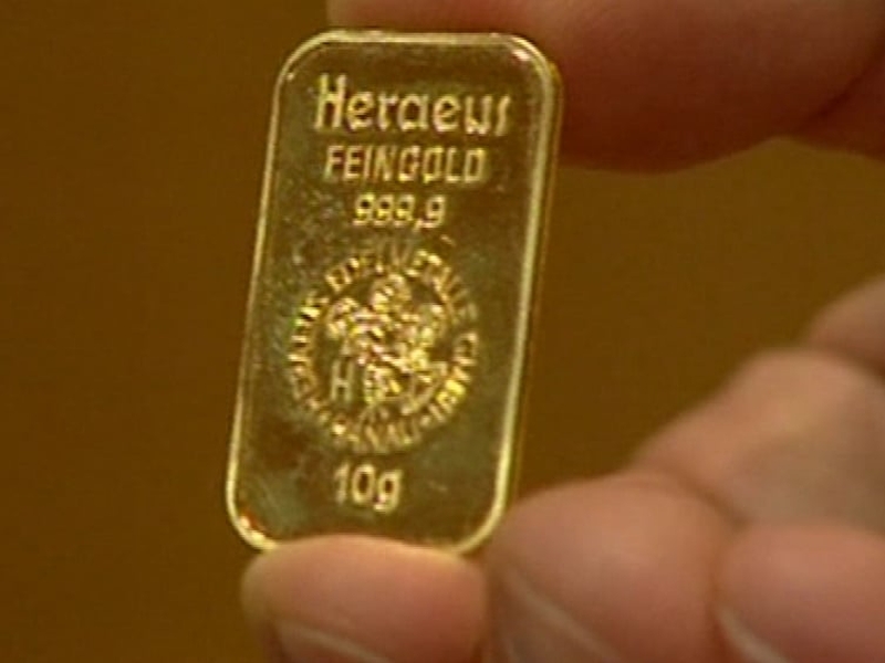 Gold bar - From gold vending machine