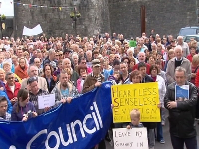 Athlone - Protest over nursing home closure plans