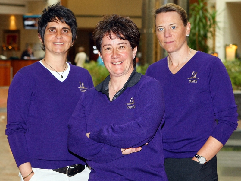Joanne Morley (left) Alison Nicholas (centre) Annika Sorenstam (right)