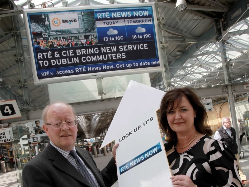 On Screen - Dr John Lynch and Múirne Laffan at launch of service
