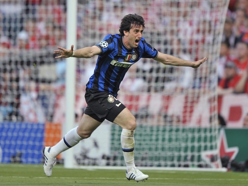 Talismanic Inter striker Diego Milito bagged a brace at the Bernabeu