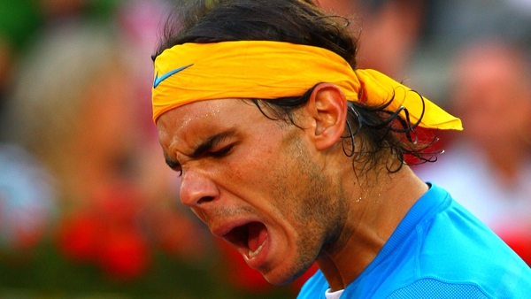 Rafael Nadal battled hard to overcome Denis Istomin