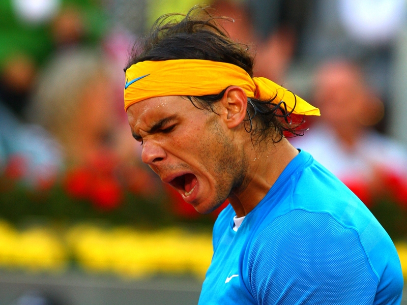 Rafael Nadal has won through to the second round at Roland Garros