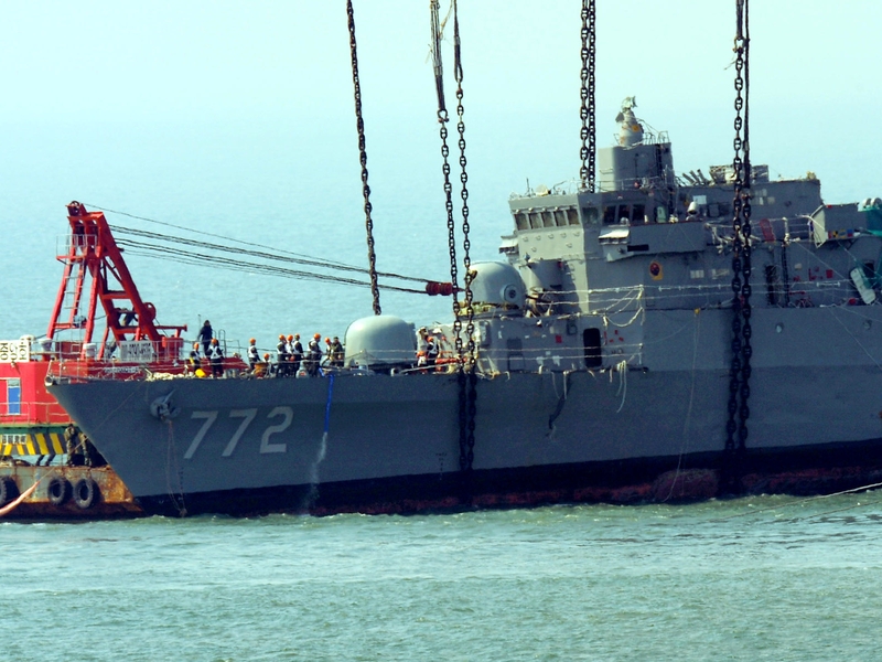 South Korea - North Korea has been blamed for sinking warship