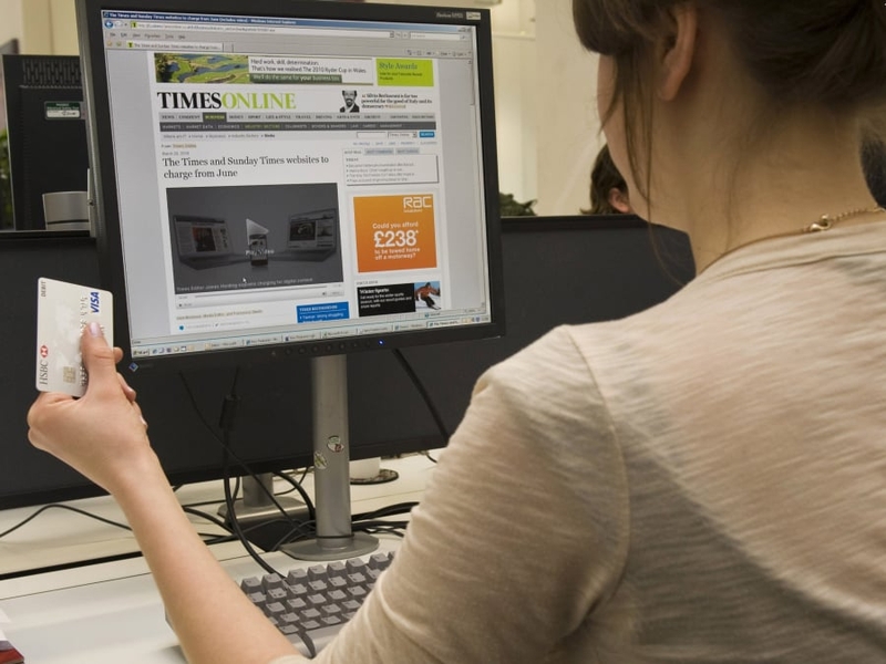 The Times Online - First UK papers to have full paywall