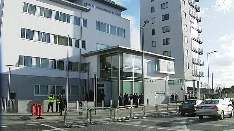 Ballymun Garda Station - Men being detained