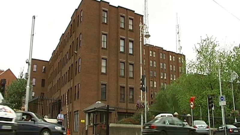 Harcourt Square - Detectives carried out raids yesterday