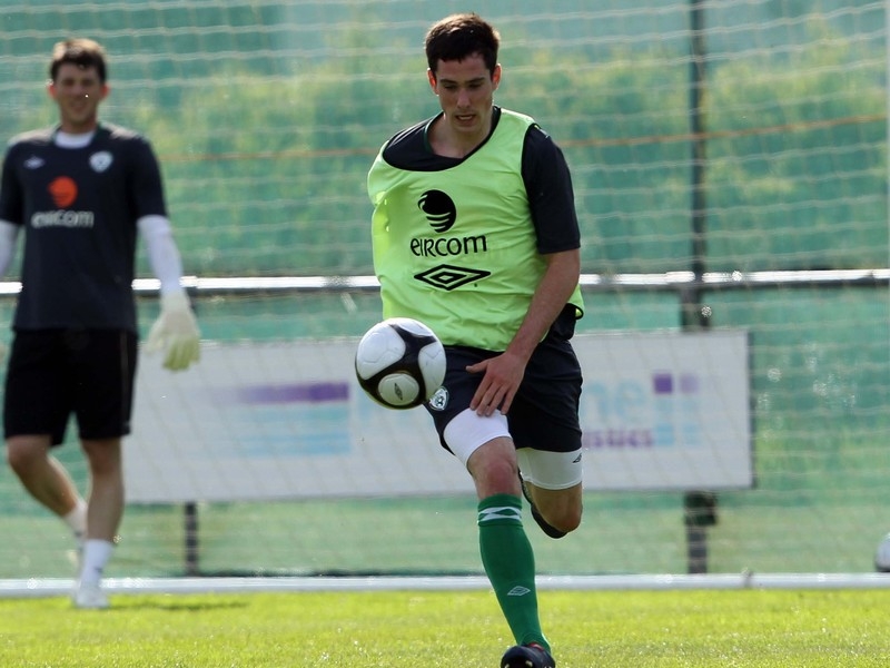 Ireland boss Giovanni Trapattoni has named Man City's Greg Cunningham at left back for Friday's clash with Algeria