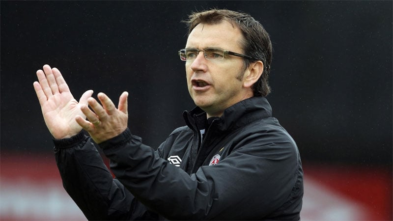 Pat Fenlon - Saw his team go to within three points of leaders Shamrock Rovers