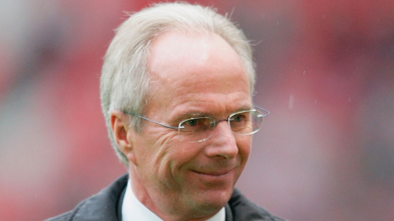 The well-travelled Sven-Goran Eriksson could be set for a new challenge