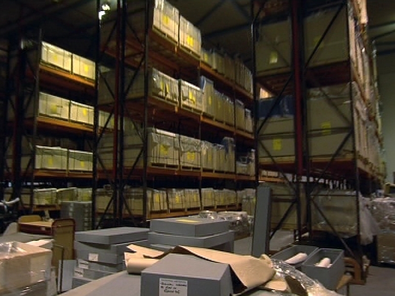 Archives - Being housed in warehouse