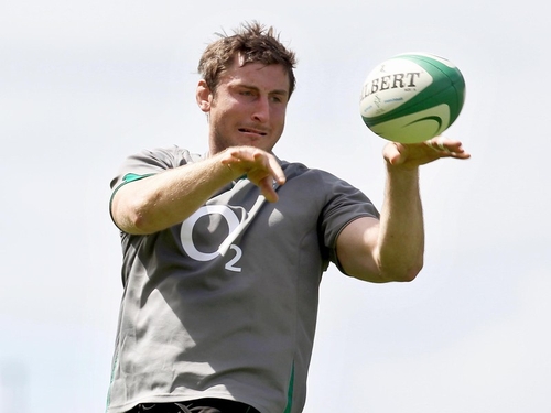 Ulster's Ed O'Donoghue forms one half of the new second row for Ireland