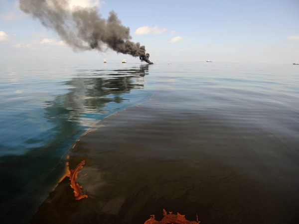 Gulf of Mexico - BP attempting to stop oil leak
