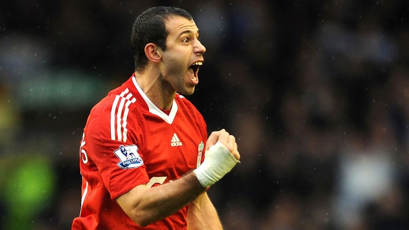 Javier Mascherano looks set to pull on the red of Liverpool for another season