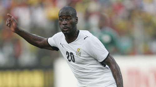 Former Arsenal striker Quincy Owusu-Abeyie hit the winner for Ghana