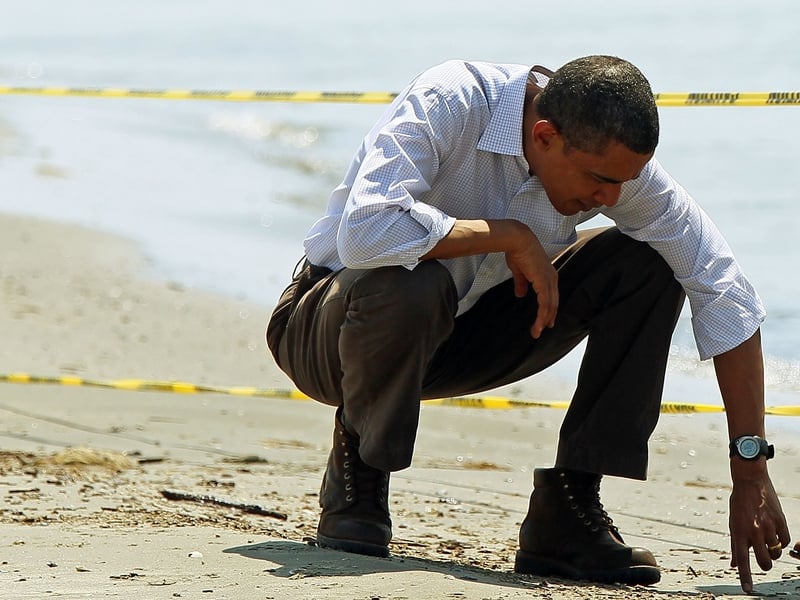Barack Obama - Has made several trips to region to assess oil spill