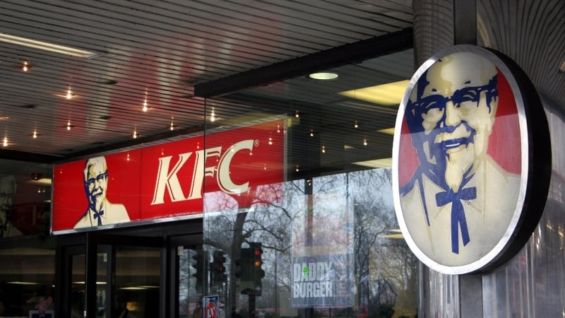 Same-store sales at Yum Brands' KFC division fell 5% in the US in the second quarter
