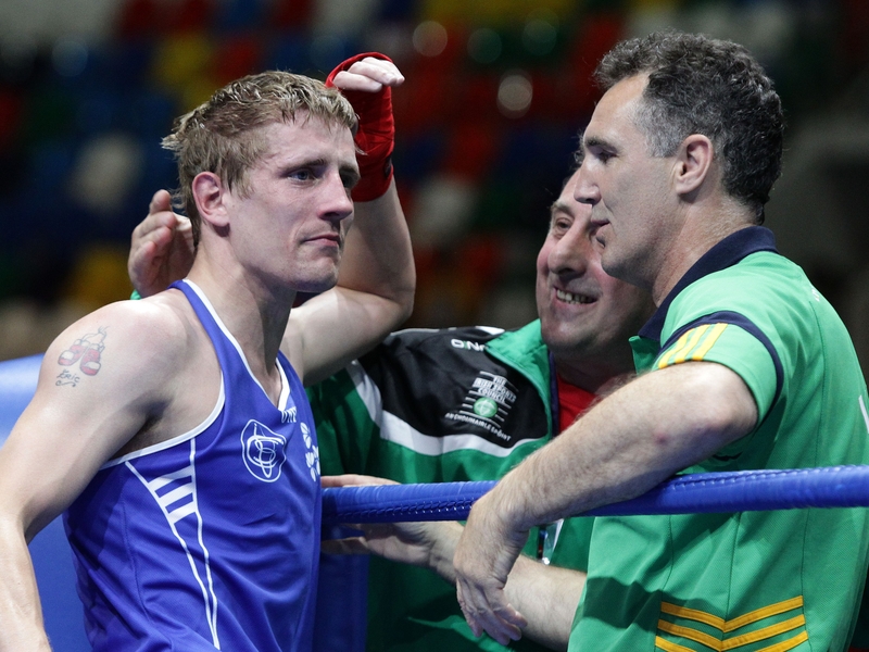 Eric Donovan after his impressive victory in the quarter-final