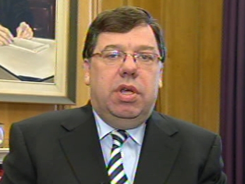 Brian Cowen - Confidence motion to be debated