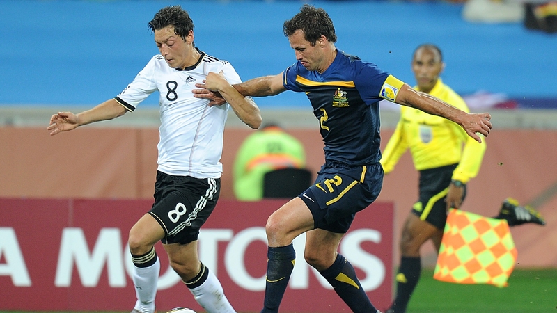 Germany put in the best showing of the World Cup by defeating a disappointing Australia side 4-0