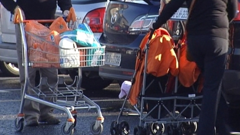 Average prices have fallen by 0.2% over the past year but shoppers are adding extra purchases so spend is up 2.2%